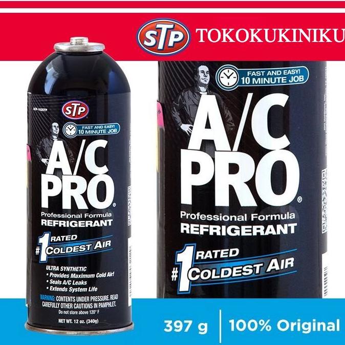 STP A/C AC PRO REFRIGERANT FREON R-134A R134A REFILL 340 g gr Original Kode 853
