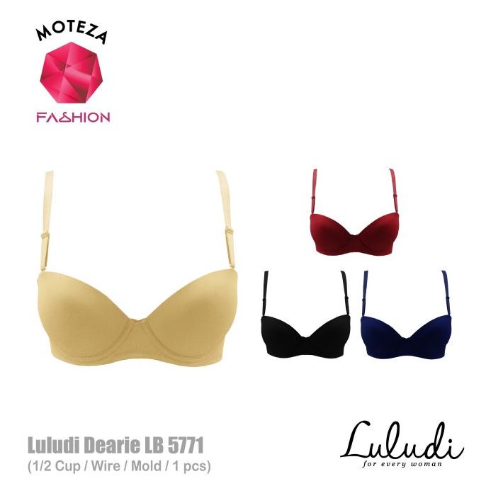 Luludi Dearie Bra - LB 5771 R1 - 1/2 Cup - Mold - Wire ( Kawat)