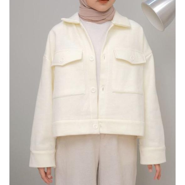 Berkualitas Jaket wanita - Gena jaket - Atasan wanita - outerwear - jaket crop - jaket  - korean sty