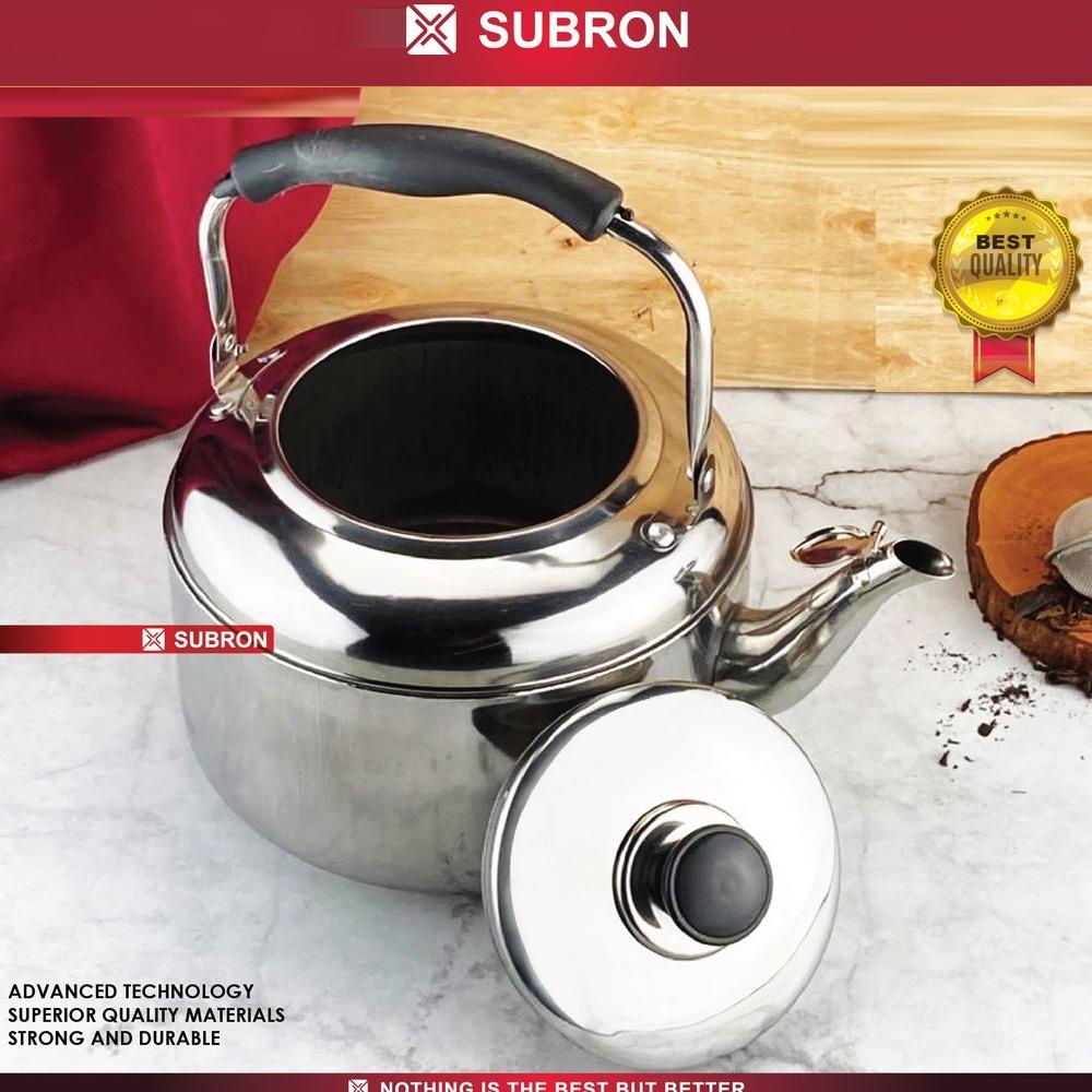 Ketel Subron / Teko Siul / Panci Masak Air Bunyi Ukuran 4,2-5-6,2 Liter Terbaru