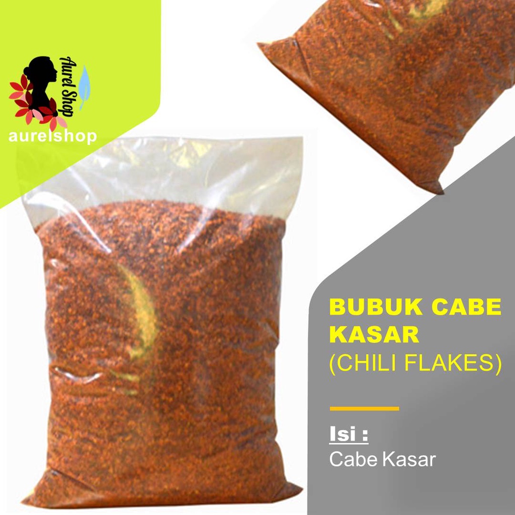 

Bubuk Cabe Kasar 1 Kg (Chili Flake)