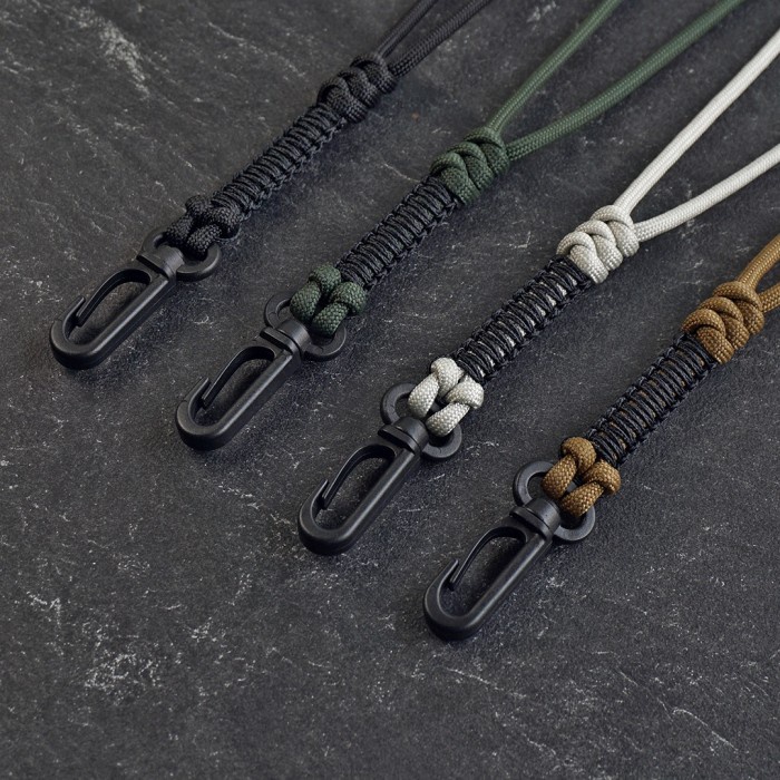 

Promo Id Card Holder / Gantungan Name Tag Lanyard Solid Paracord