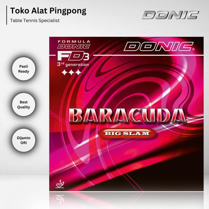 donic baracuda bigslam / karet bet tenis meja pingpong