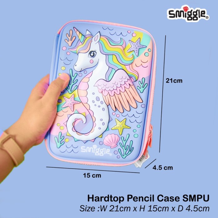 

Smiggle Hardtop Pencil Case Smpu Tempat Kotak Pensil Smiggle 3D Kartun