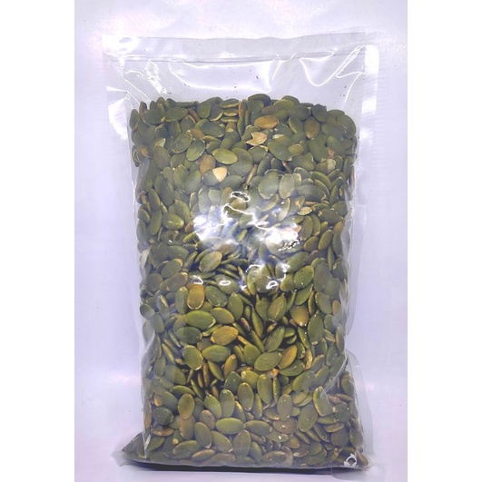 

500Gr Roasted Pumpkin Seeds Rasa - Biji Labu Kupas - Kuaci Panggang/ Oven - Matang - Grade Aaa