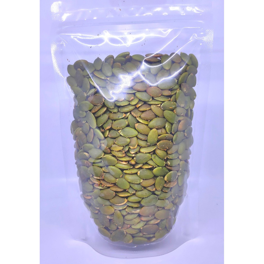 

250Gr Roasted Pumpkin Seeds Asin - Ed - Biji Labu Kupas - Kuaci - Oven- Matang - Grade Aaa