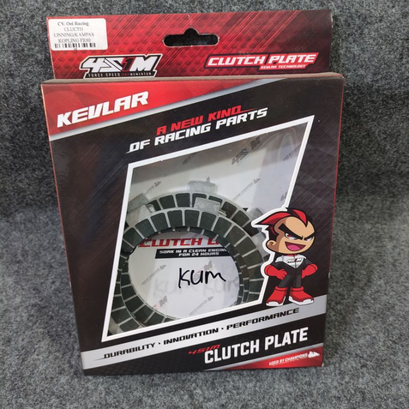 KAMPAS KOPLING 4S1M CARBON KEVLAR FR80 PNP JUPITER Z VEGA R FIZR CRYPTON