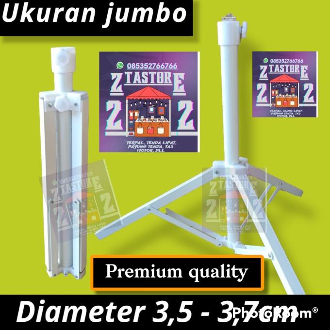 kaki penyangga jumbo payung tenda pantai tripod payung bazar cafe zta