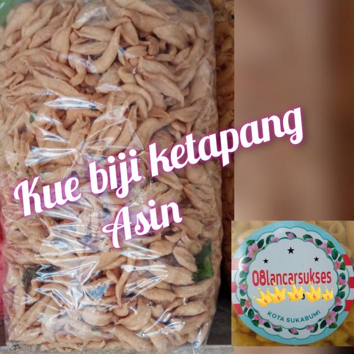 

ren 1KG kue biji ketapang asin