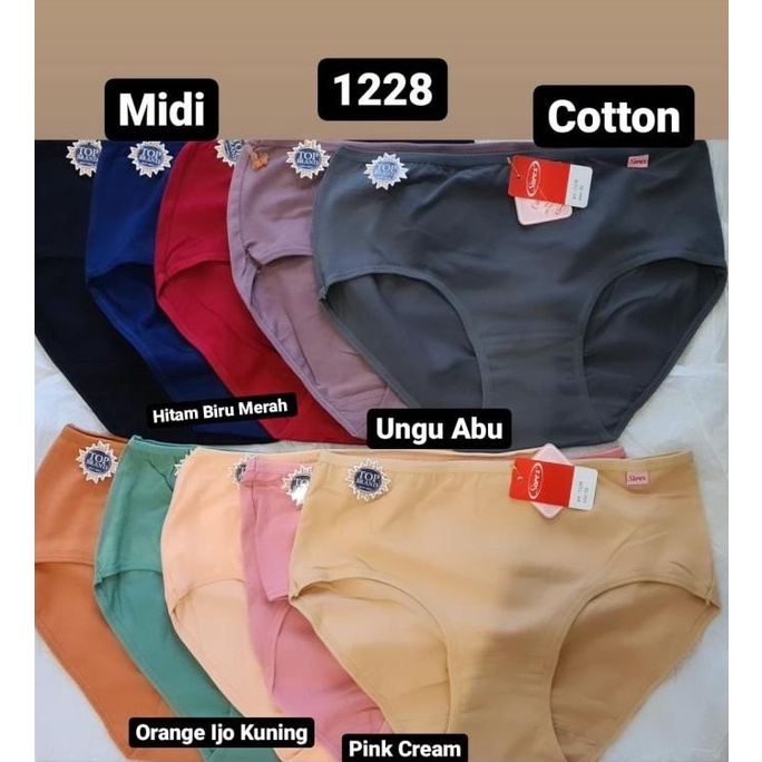 SOREX 1228 1LUSIN - CELANA DALAM WANITA MIDI