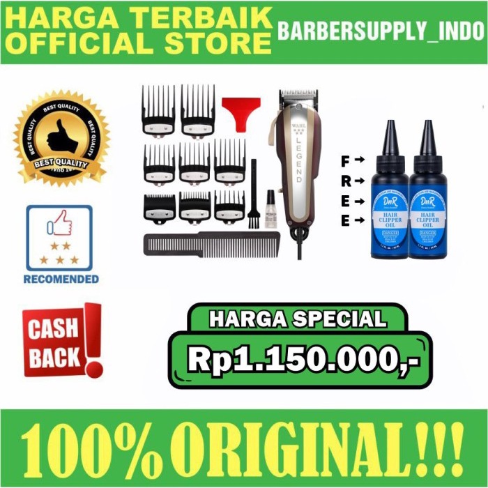 WAHL LEGEND COMBO ORIGINAL USA 5 STAR SERIES / ALAT CUKUR RAMBUT ORI
