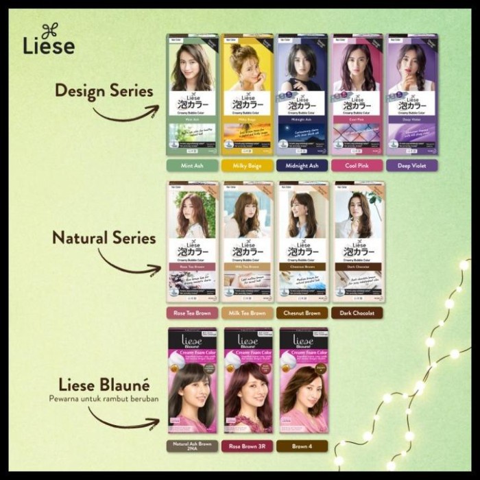 Hair Foam - Liese Blaune Bubble Hair Color Foam Cat Rambut - Natural Ash Brown