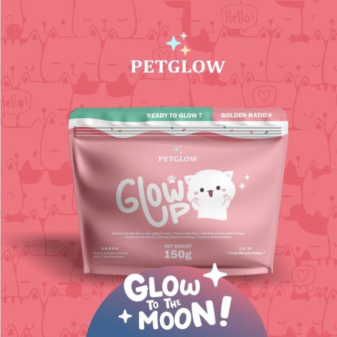 Vitamin Bulu Vitamin Rontok Bulu Kucing Glow Up Petglow