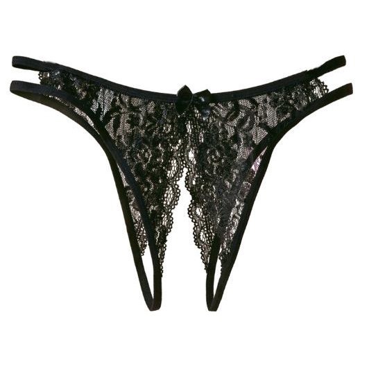 Cherrie Open Crotch Thongs Underwear