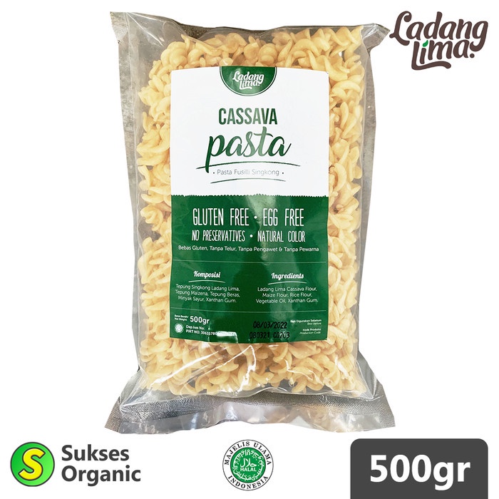 

Promo Fusilli Gluten Free Pasta Ladang Lima 500Gr