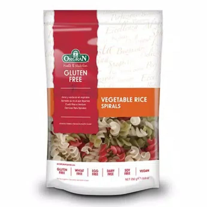 

Promo Orgran Vegetable Rice Spirals Orgran Gluten Free 250Gr Pasta