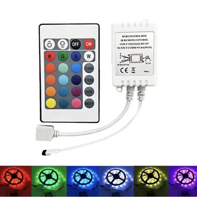 Controller lampu Led Strip RGB 3528 2835 5050 REMOTE IR 22K