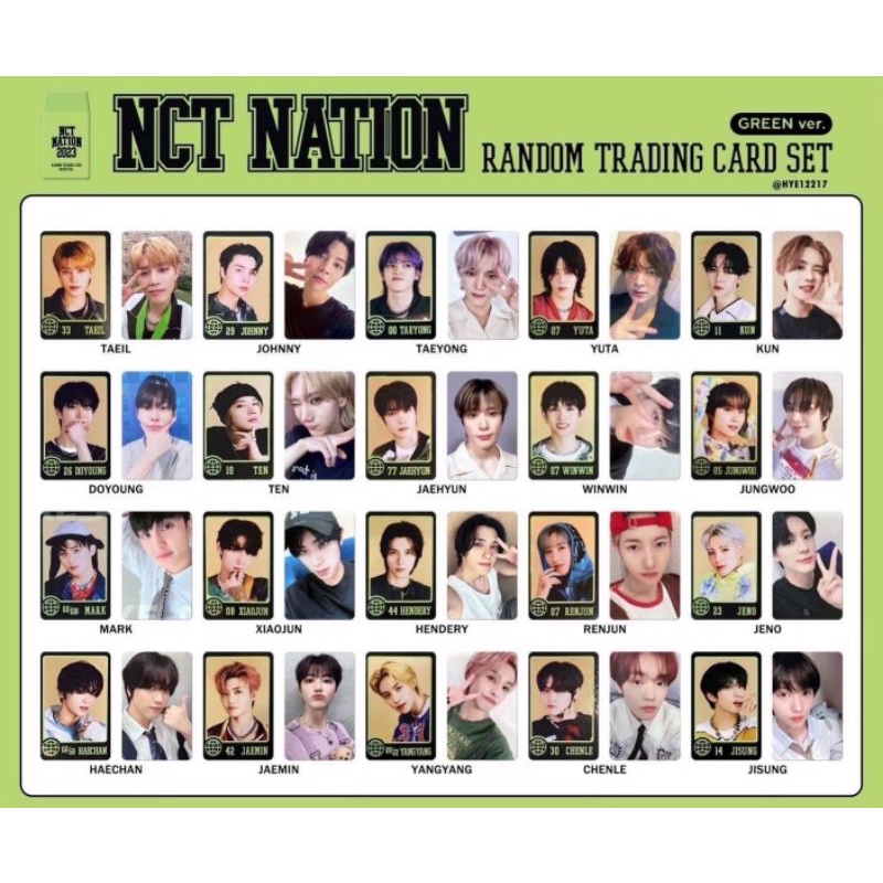 TRADING CARD & LD NCT NATION (JANGAN CO SEMBARANGAN)