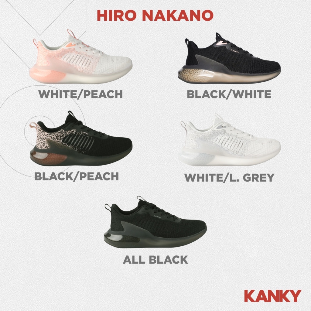 SPECIAL PROMO Kanky Hiro Nakano - Sepatu Sneakers Casual Sport Sekolah Wanita Dewasa Kanky
