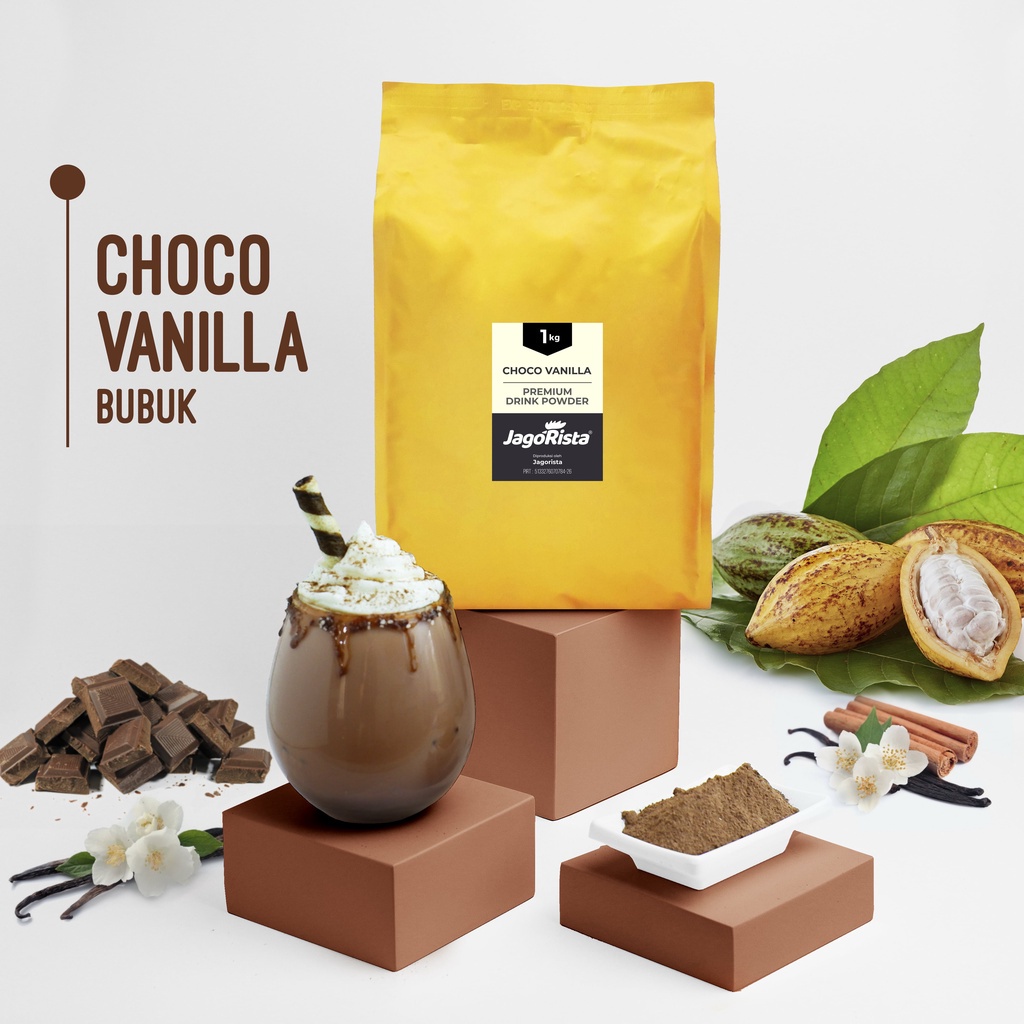 

Jagorista Bubuk Minuman Choco Vanilla 1 KG Kualitas Premium GOLD