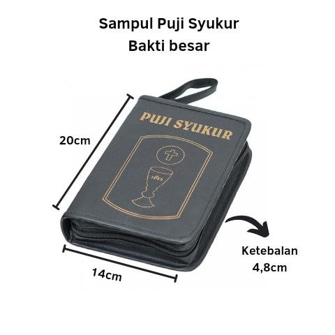 

Ready Tas Sampul Puji Syukur Besar Sampul Buku Bahan Vynil Hemat