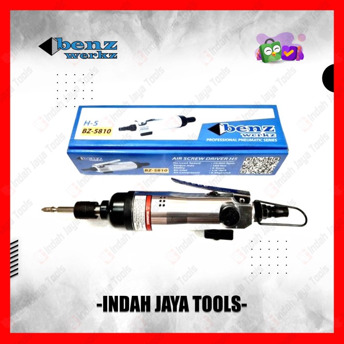 Promo Benz Bz-5810 Air Screwdriver Obeng Angin Kompresor Impact Wrench