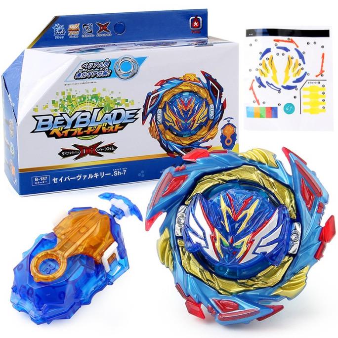 Gratis Ongkir Gasing Beyblade Burst DB merk Flame B-187 Savior Valkyrie Shot-7 Limited Edition (tri0