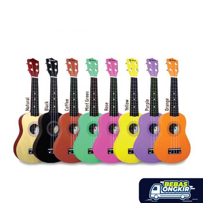 Ukulele - Gitar Ukulele Kuya Uk-105 Colorful Style