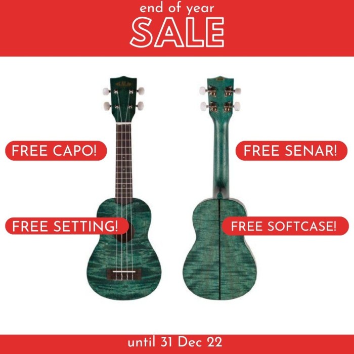 Ukulele - Ukulele Soprano Kala Ka-Semg Exotic Mahogany