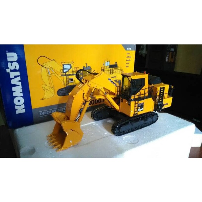✅Termurah Diecast Miniatur Alat Berat Excavator Pc 2000 Front Shovel Komatsu Terbaru