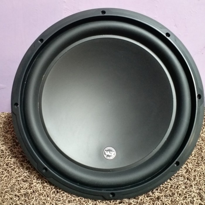✅New Ori Subwoofer Mobil Merk Jl Audio Seri 12W3V3-2 Terbaru