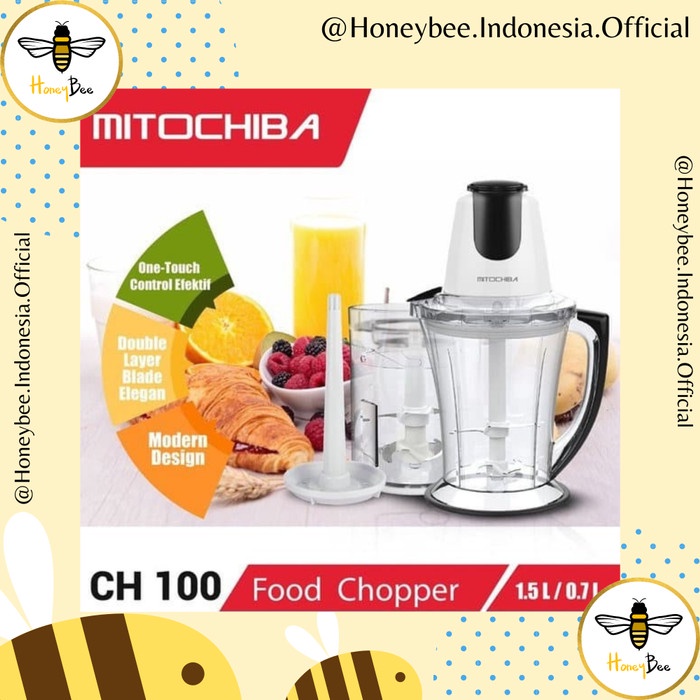 Mitochiba Food Chopper CH-100 Multifungsi Blender -Garansi Resmi CH100
