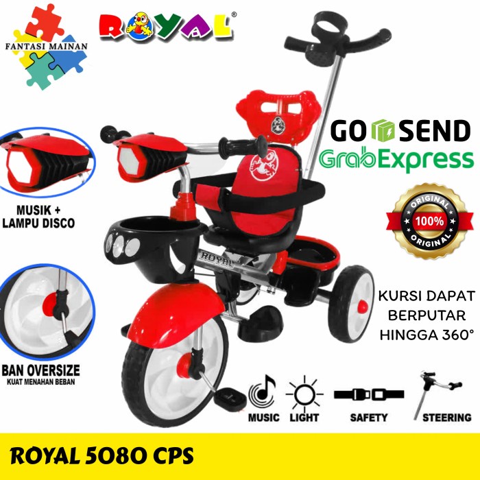 Promo Sepeda Stroller Royal Roda 3 Ry-5080 Cps