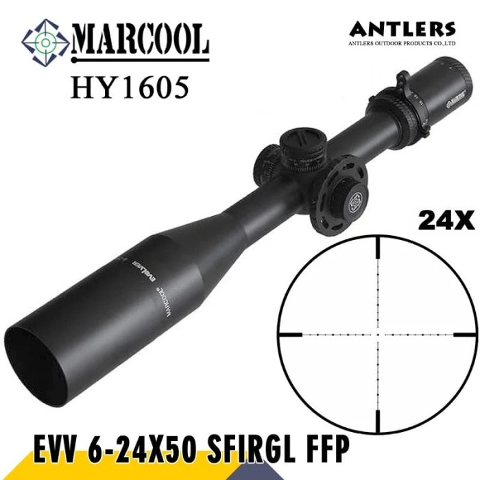 Teleskop Marcool Evolver 6-24X50 Sfir Ffp Riflescope Marcool 6-24X50