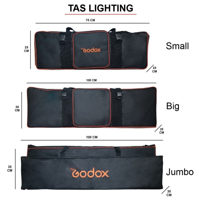 Promo Lighting Studio Bag / Tas Lighting Big / Tas Paket Studio (Besar)