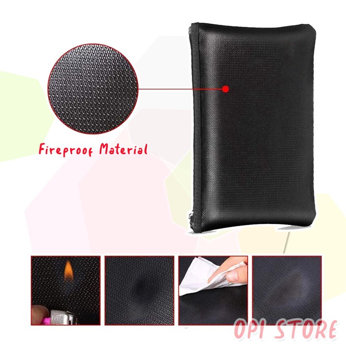 

Baru Tas Dokumen Map Surat Sertifikat Piagam Anti Air Api Fireproof Bag Murah