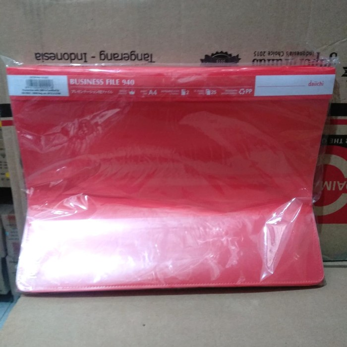 

Baru Busines File A4 Merah Merk Daichi High Quality