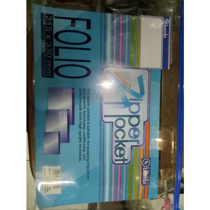 

Ready Map Zipper Pocket Bambi Folio 5130 Terbatas