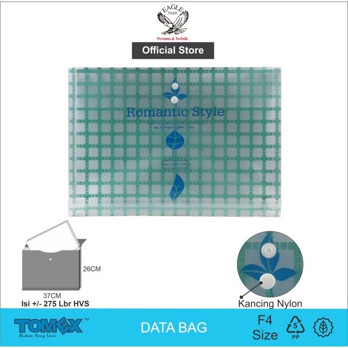 

Terbaru Map Kancing Plastik / Data Bag / Tomex Romantic Style Tx 215005 H Harga Khusus