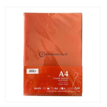 

Promo Daiichi Clear Sleeves A4 (240X315Mm) Merah Dcs05A4-101012 Free Ongkir