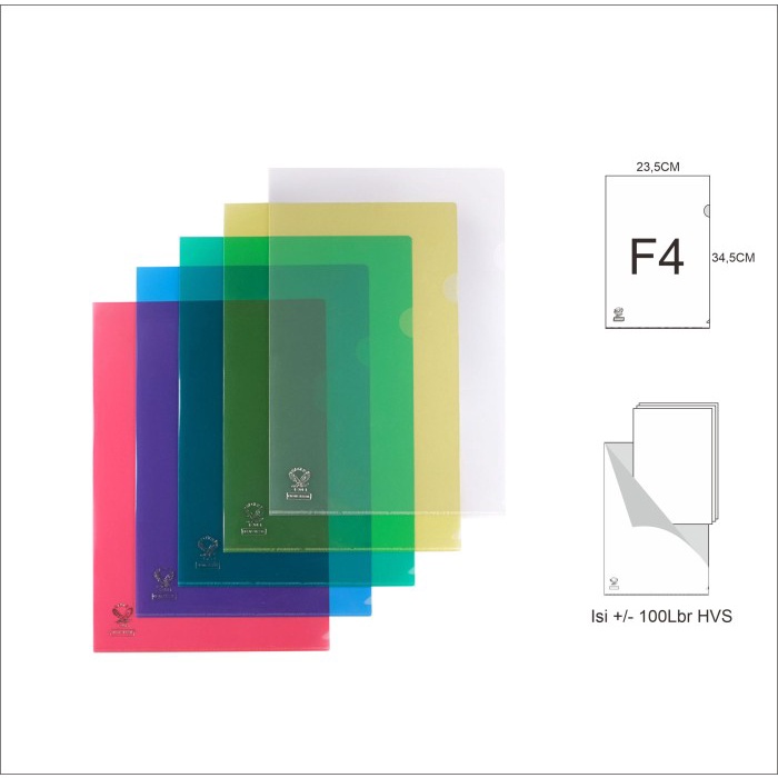 

Asli Map Plastik Bening/ Map L/ Clear Sleeves Fc E 201 L Terbatas