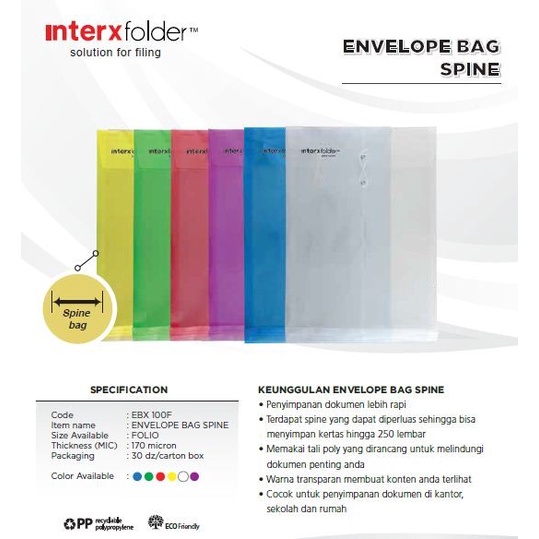 

Promo Map Plastik Tali Interx Folio Isi 12Pcs Best Seller