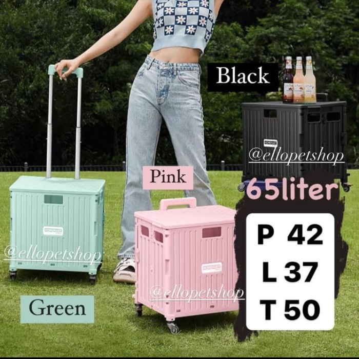 Mitsell Troli Anjing / Troli Barang / Troli Plastik / Troli Barang Lipat
