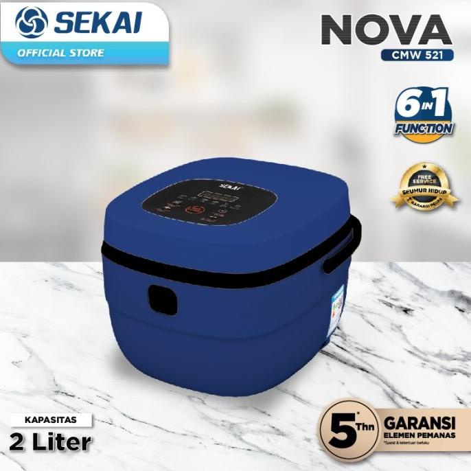 Sekai Rice Cooker Digital / Penanak Nasi Magic Com 2 L CMW 521  CMW521