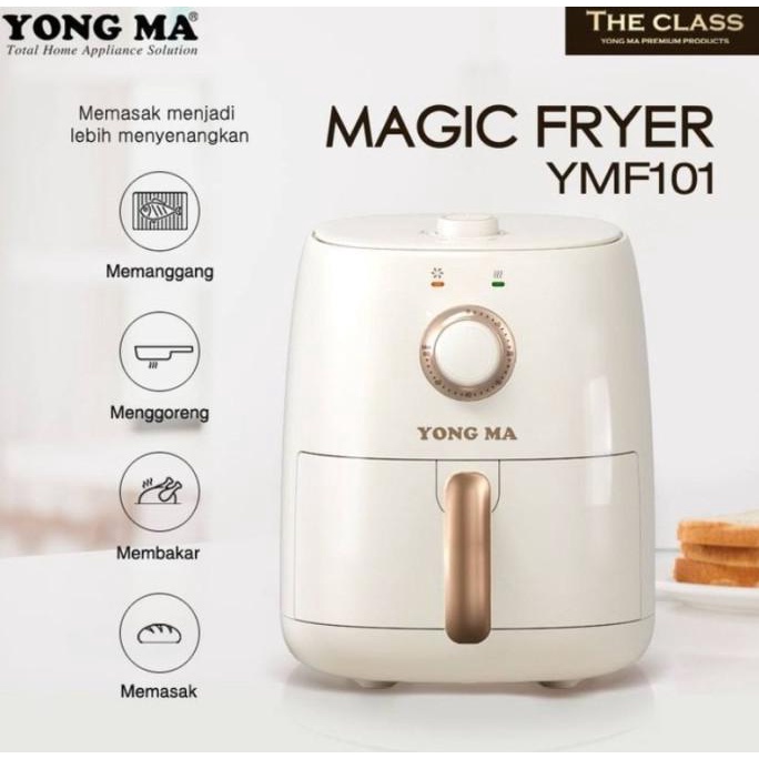 YONG MA Magic Fryer Air Fryer YMF101 Airfryer 2,4 L YMF 101
