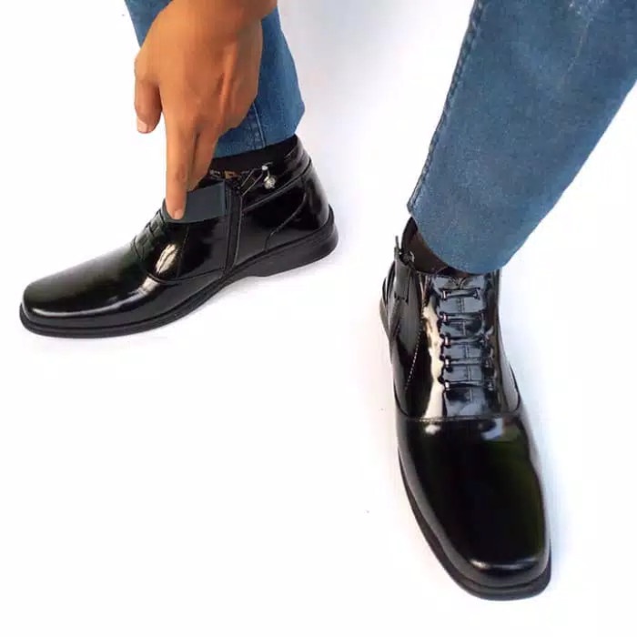 PROMO sepatu pantofel pria pdh - pdu tni polri scurity pdl