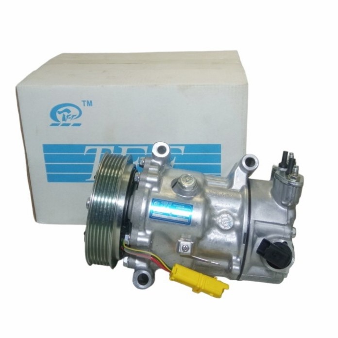 Kompresor Compressor AC Mobil Peugeot 207 307 kaki Tancap star