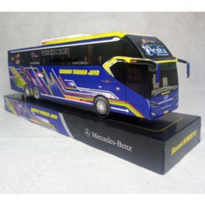 Bus Pandawa Papercraft Draka Paper Craft Vehicle Busway 3D Stj Tronton Ready