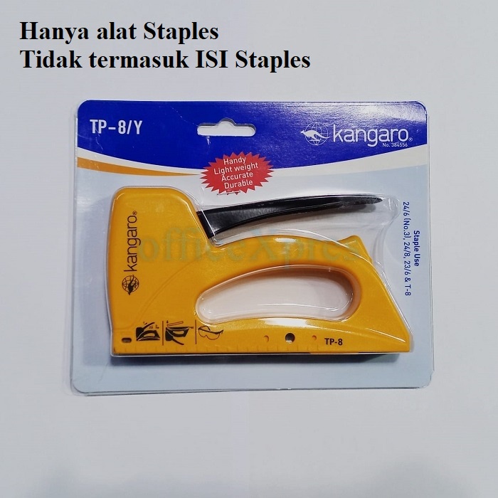 

Alat Stapler Jok Kulit Motor / Stapler Kayu Plastik / Guntaer Plastik Kangaro Tp8 / Cekrekan / Gokot