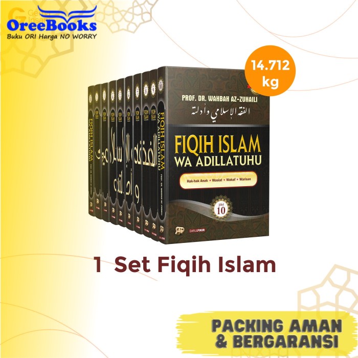 ✨Ready Buku Fiqih Islam Wa Adillatuhu Set Original - Kitab Fiqih / Fikih Terbaru